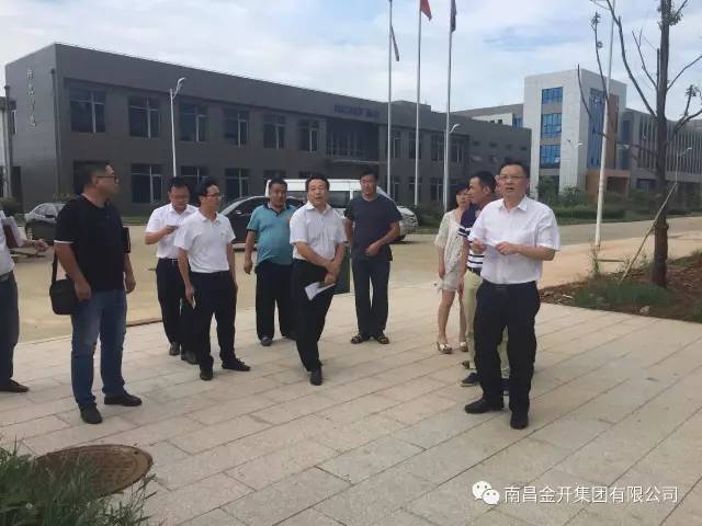 區管委會副調研員譚鐘亮調研金開集團在建電力項目
