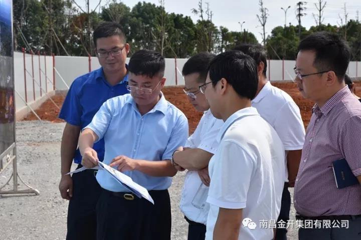 集團高管現場調度 大力推進項目建設