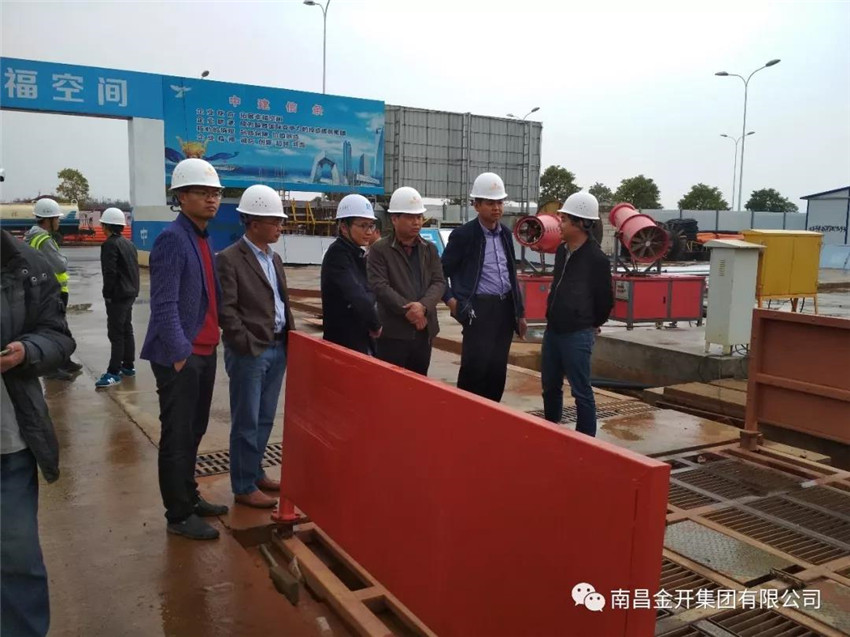 贛江新區(qū)永修組團實地調研鴻博科技園項目