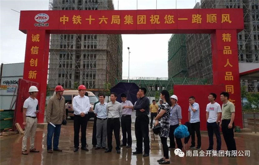 區黨工委副書記程建兵現場調度儒樂湖片區標準廠房項目