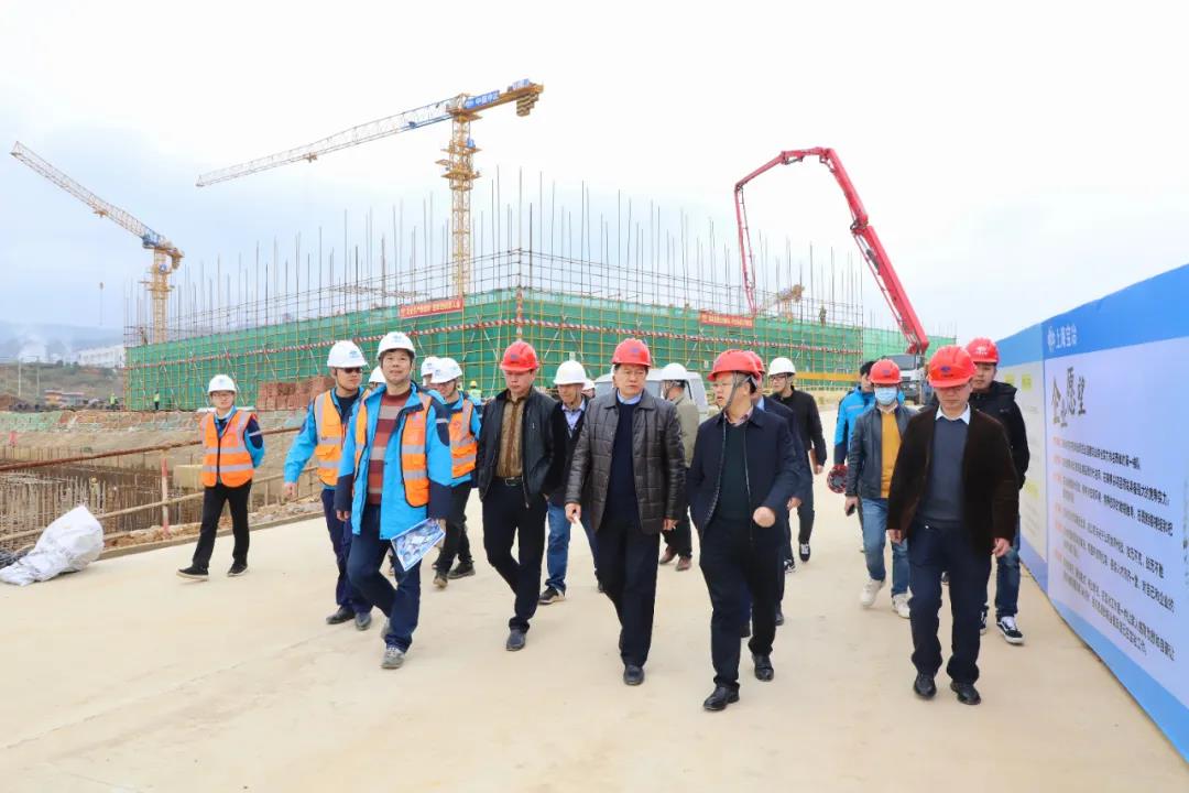 集團黨委書記、董事長謝榮華調(diào)研集團重大重點建設(shè)項目