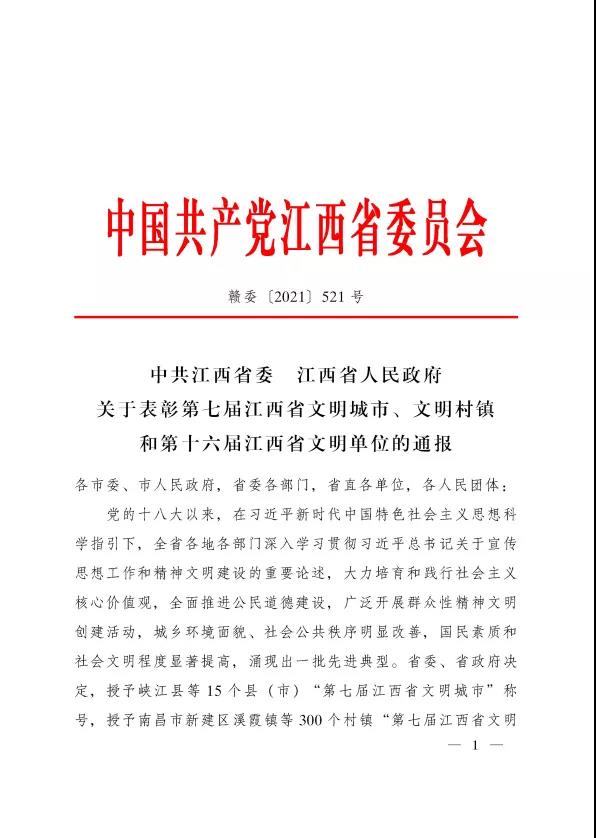 喜報！金開集團榮獲“第十六屆省文明單位”稱號