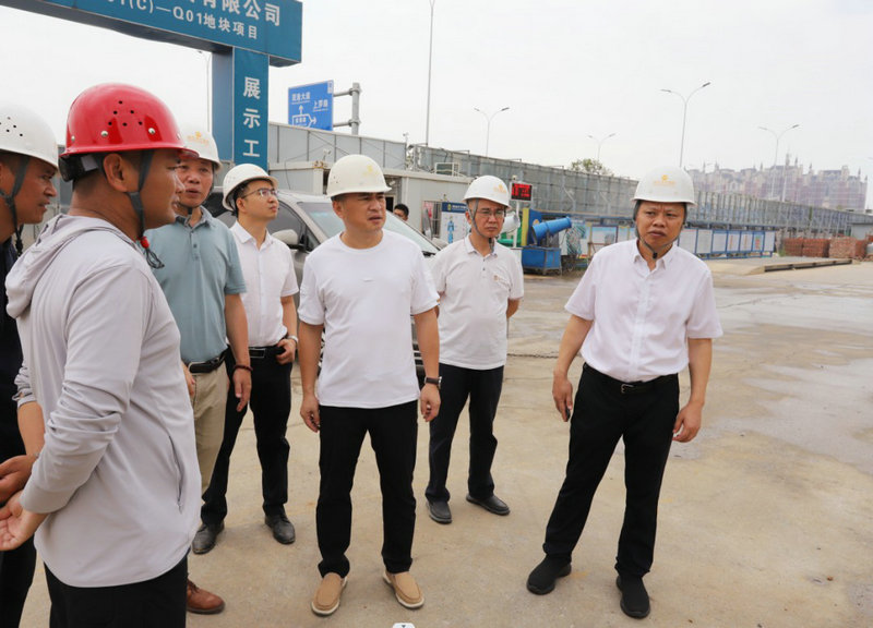 李茶根調研集團重點項目建設推進情況