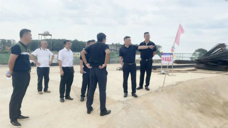 李茶根調研督導集團重點項目建設及安全生產工作
