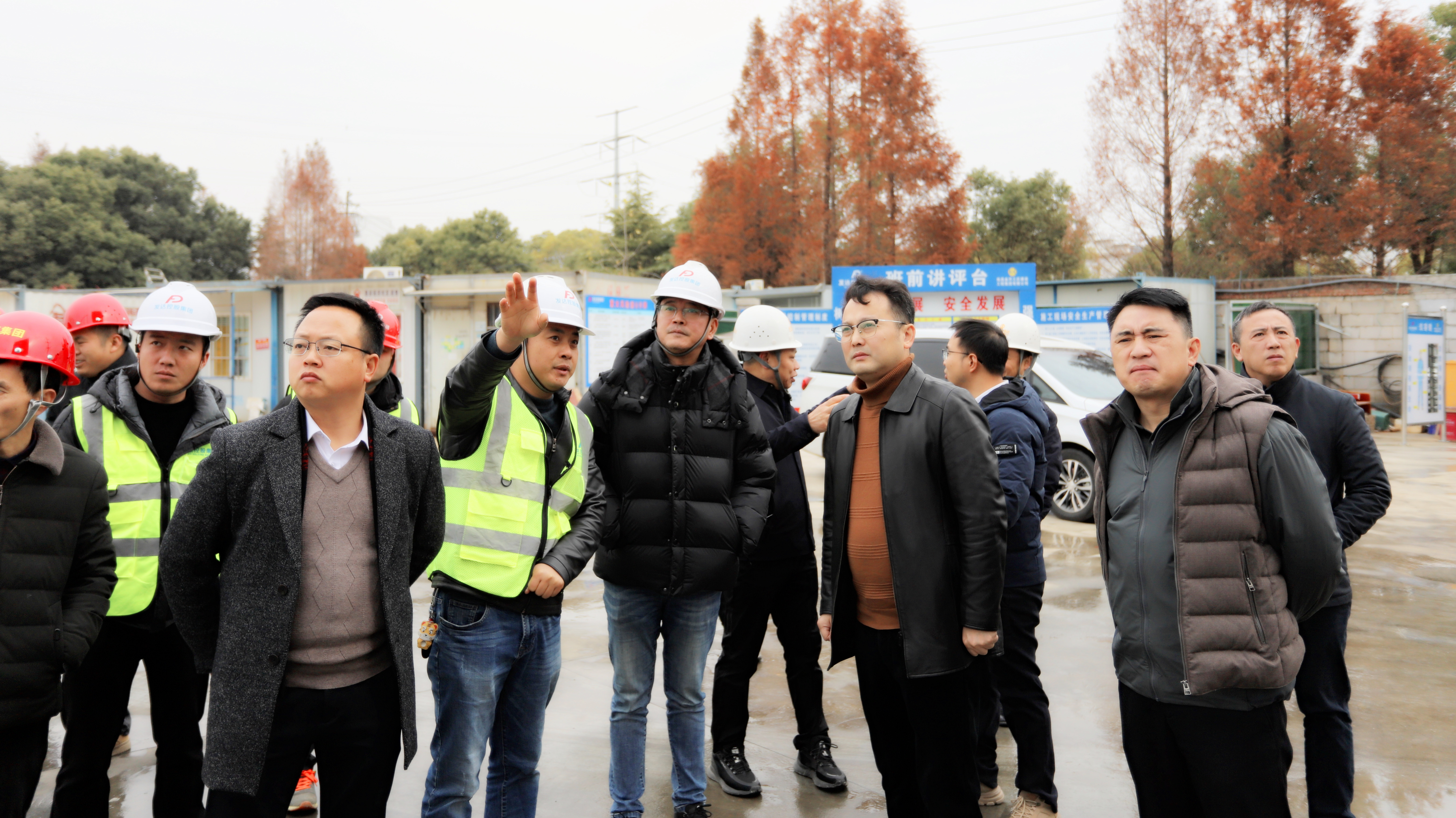 程振華帶隊調研集團重點項目建設情況